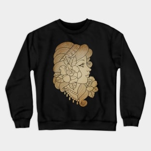 Lady and Roses Crewneck Sweatshirt